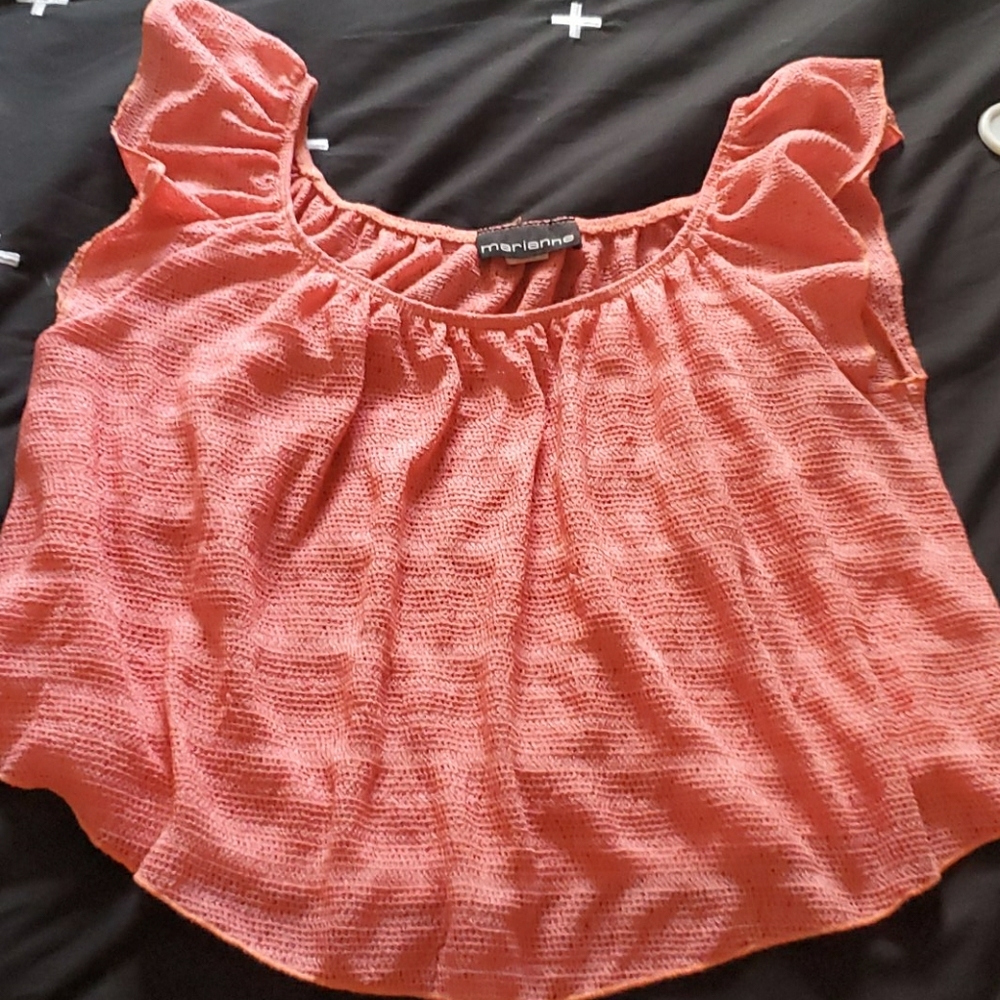 Peach/pink shirt